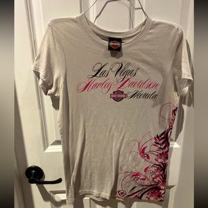Play Davidson Las Vegas Nevada white large womens tshirt